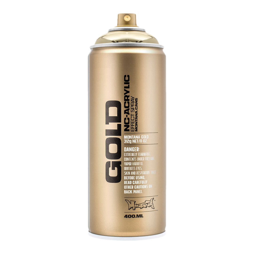 Montana CHROME Effekt Spray Gold 400 ml