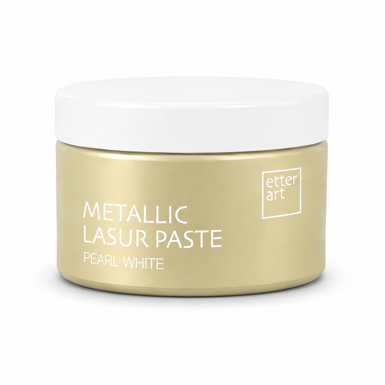 Metallic Glaze Paste 150 ml Pearl White
