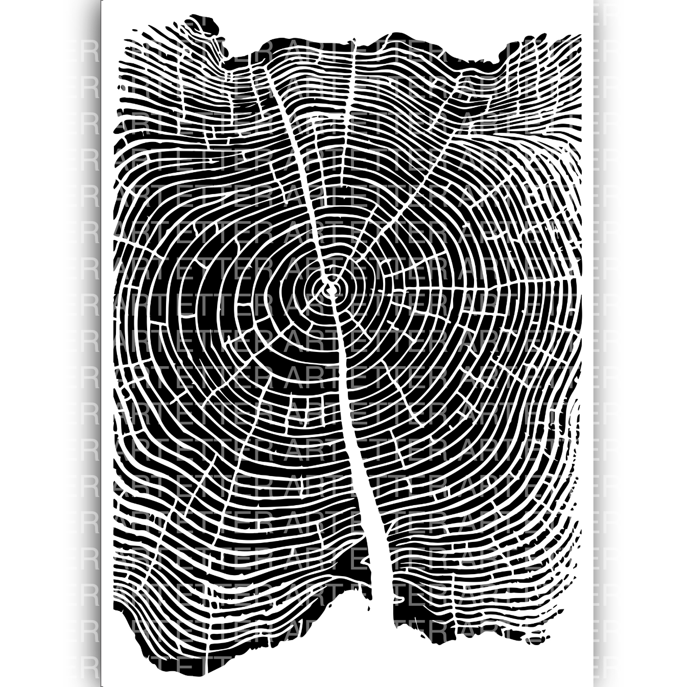 Trees 59,4 x 84,1 cm-WOOD GRAIN