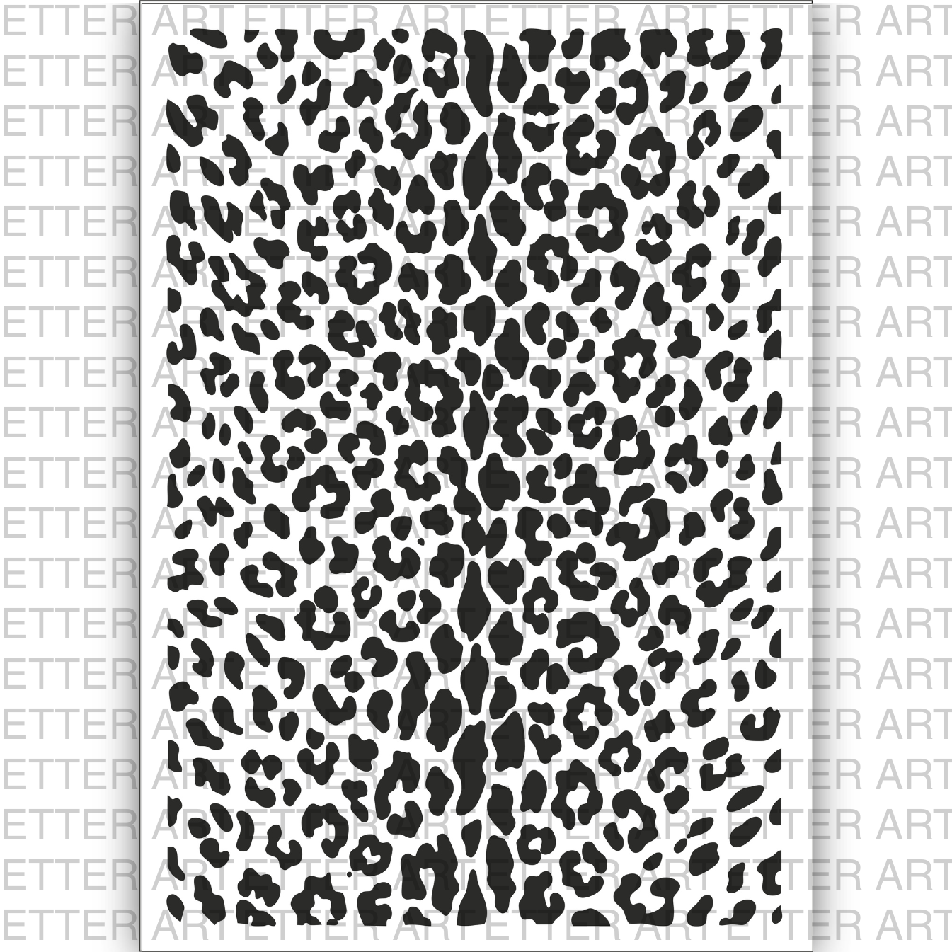 LEOPARD PATTERN - 84,1 x 118,9 cm