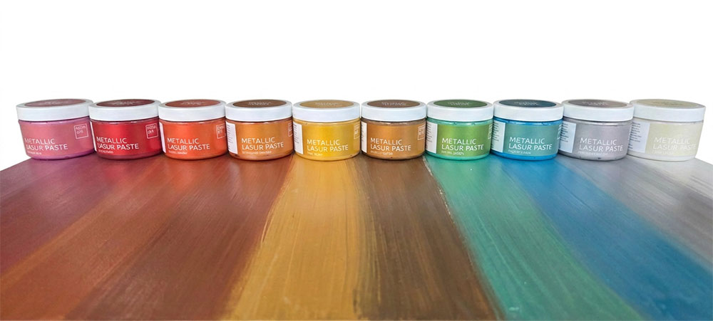 Metallic Glaze Paste 150 ml Pearl Rose