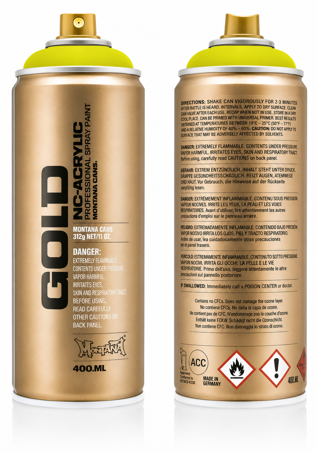 Montana GOLD Spray in differnet color Poison