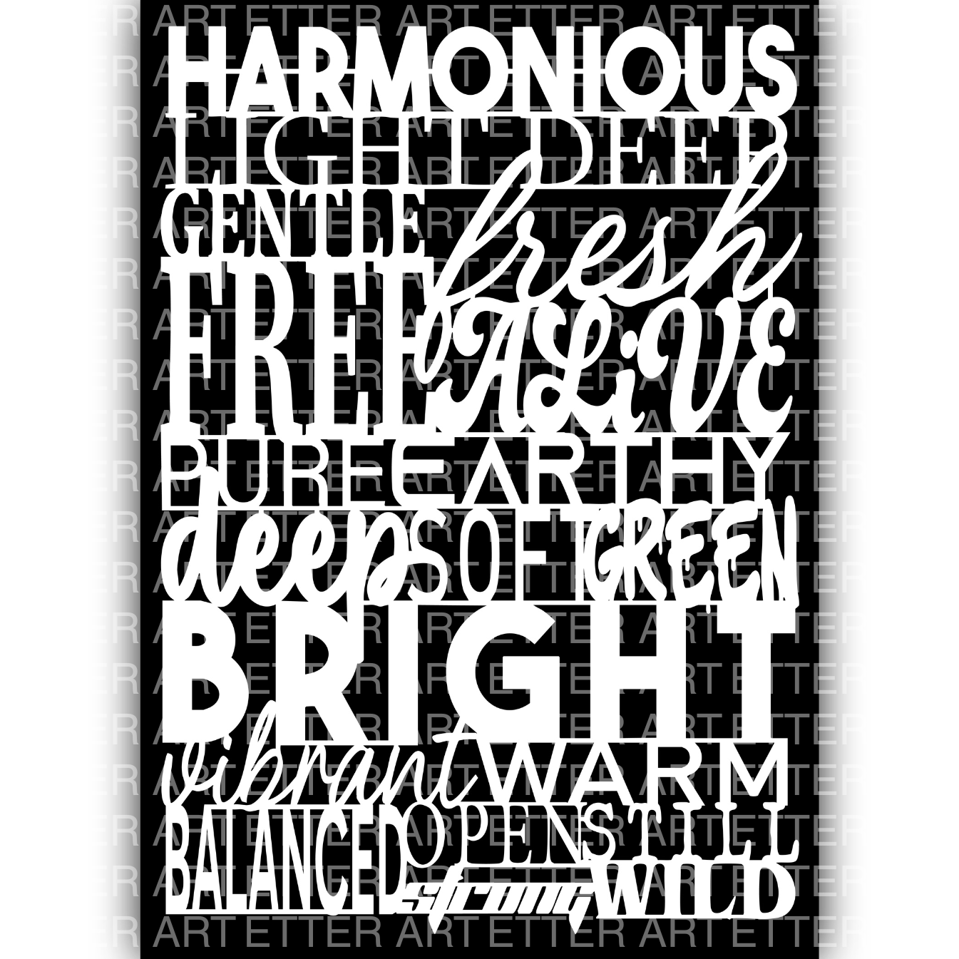 NATURAL SOULWORDS 1 - 21,0 x 29,7 cm