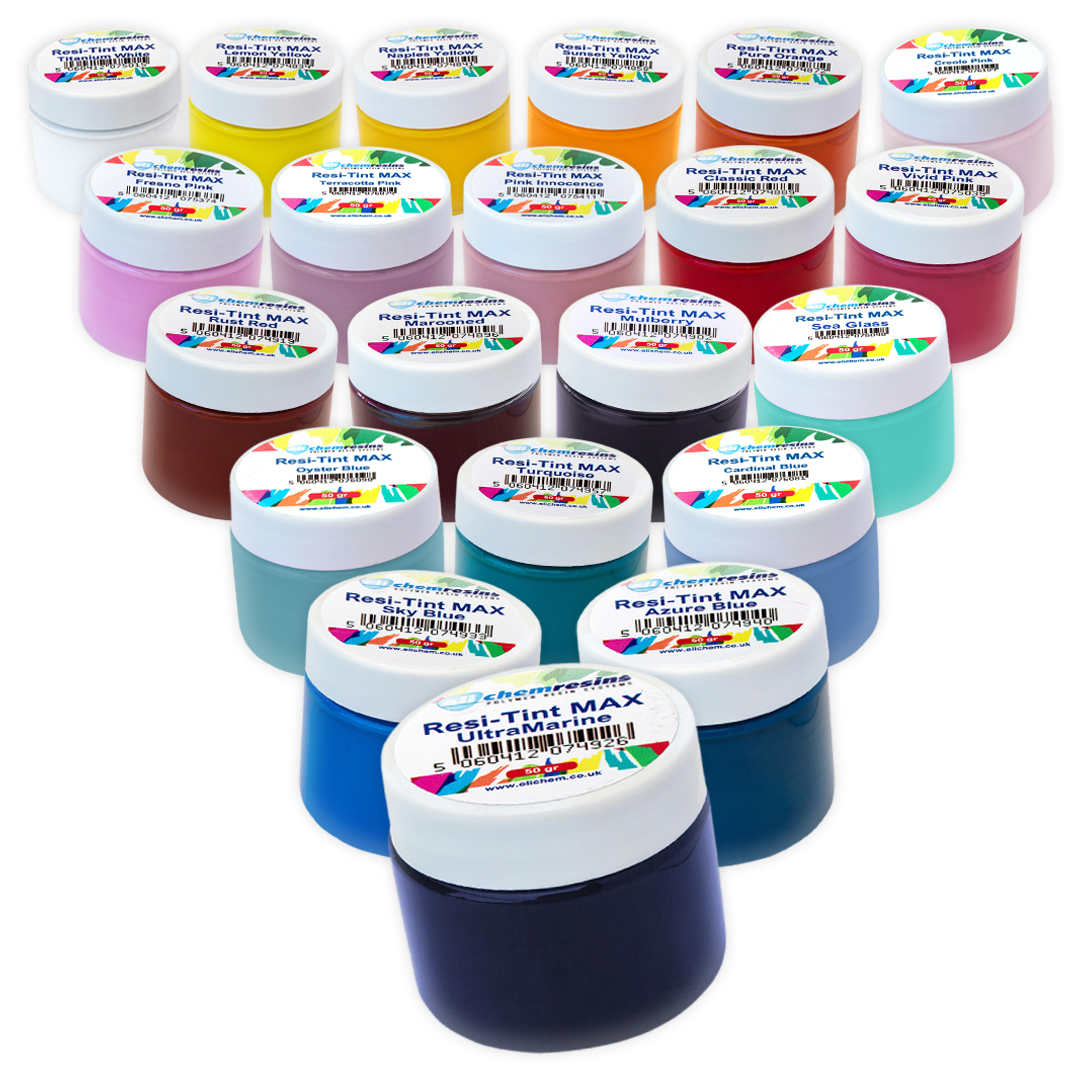 resi-TINT MAX Pigmentpasten in 43 Farben