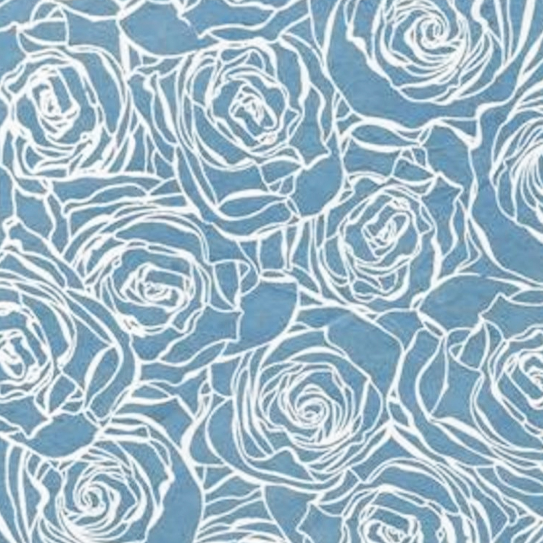 Paper Roses Blueish